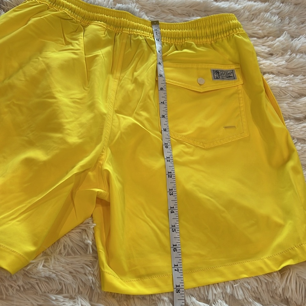 Polo Ralph Lauren Men’s Yellow Swim Shorts Size M - Picture 15 of 15